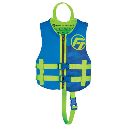 Full Throttle Rapid-Dry Vest Blue Child