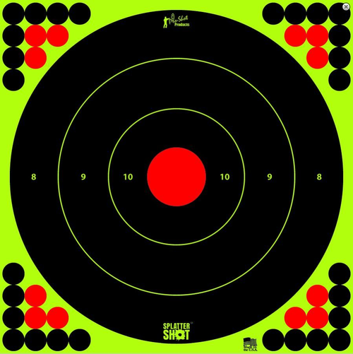 Pro-Shot 17.25" Splatter Shot Green Bull's-eye Target - 5 Qty. Pack