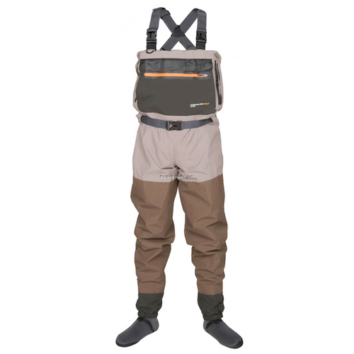 Compass 360 TAILWATER Stocking Foot Wader, Khaki/ Sand,  Size: X-Large