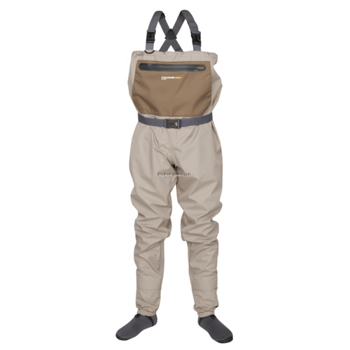 Compass 360 STILLWATER II Stocking Foot Wader, Khaki, Size: Medium