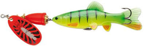 Blue Fox Chaser 3 Lure, 1/2 Oz, 2-4 Ft, Blade Size 3, Treble Hook, Orange Craw