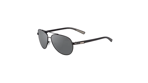 Berkley BER001 Sunglasses, Matte Black Frame/ Smoke Grey Lens, Bright Light, M/L