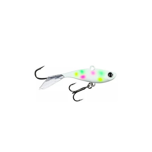 Walleye Nation Creations Rip-N-Glide, Darting Jig, Size 2", 3/16oz, GLOW WONDERBREAD