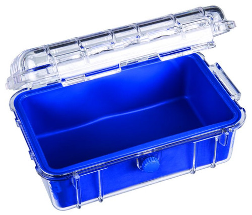 Flambeau HD Tuff Box - 500 Series w/ Zerust, Blue w/ Clear Lid