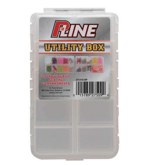 P-Line Utility Box 3"x3-1/2" W/20 Self Sealing Comp.