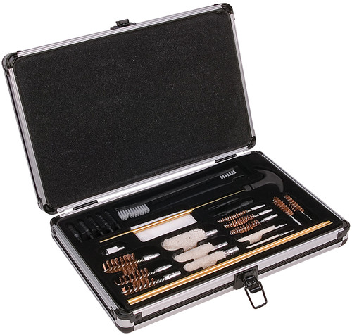 Outers 28 Piece Universal Gun Cleaning Kit, Aluminum Case