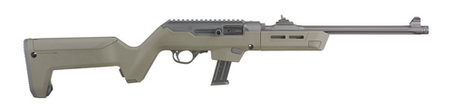 Ruger PC Carbine 9mm, 18.62" Barrel, OD Green Magpul, PC Backpacker Stock