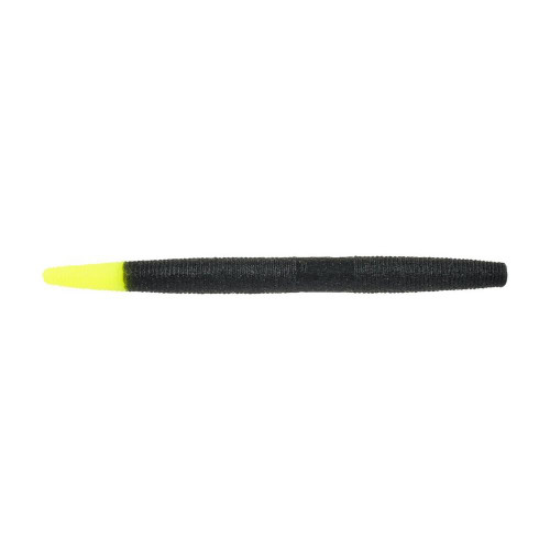 BerkleyPowerBait MaxScent The General, Slow Fall Stick Bait, Black/Chartreuse, 8 Pack