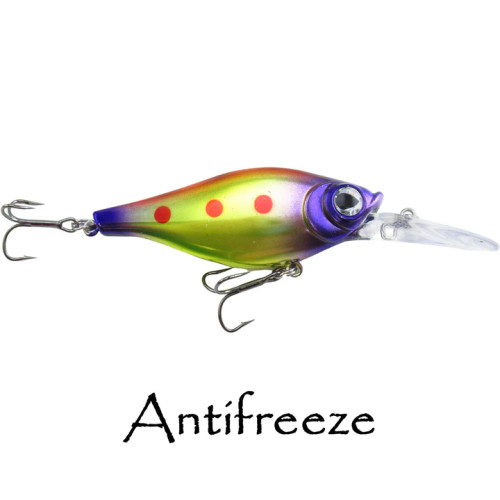 Walleye Nation Creations Shaky Shad Crank Bait, Size 2 3/8", 7' Dive Depth, Antifreeze