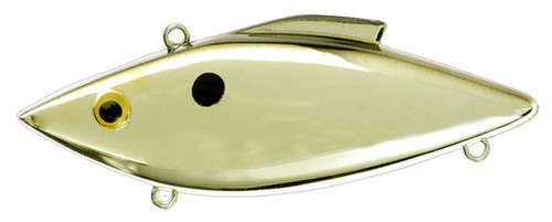 Bill Lewis Rat-L-Trap Chrome Series Lipless Crankbait 1/2 Oz Gold