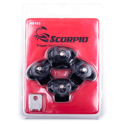 Scorpio Trigger Locks, 4 Pack
