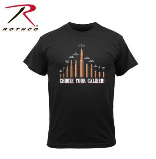 Rothco Vintage 'Choose Your Caliber' T-Shirt, Extra Large