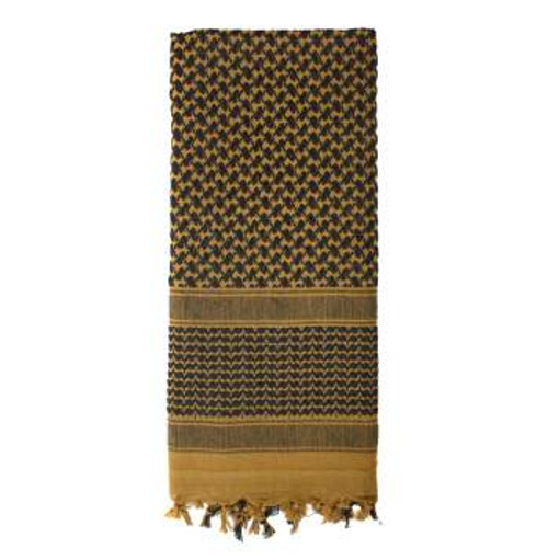 Rothco Shemagh Tactical Desert Keffiyeh Scarf, Coyote Brown