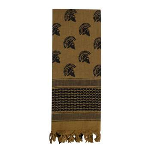 Rothco Spartan Shemagh Tactical Desert Keffiyeh Scarf, Coyote Brown