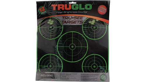 Truglo Tru-See Target 5-Bull 12x12, 12 Pack