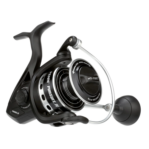 Penn Pursuit IV, Size: 6000 reel, HT 100 Drag, 5.6:1 Ratio, 20 lbs Drag Aluminum Spool, Graphite Body