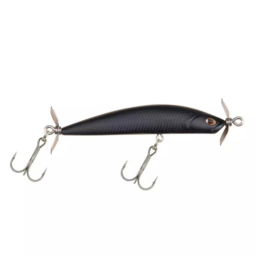 Berkley SPY, 70mm , 1/3oz, Sinks, #2 Hooks, Black, Blister