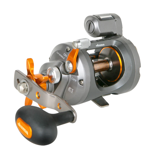 Okuma Coldwater Line Counter Reel, 2BB + 1RB, 5.1:1 Ratio, Alum Spool, Mono 14/290, 18/230, 20/210