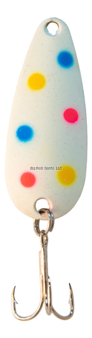 Len Thompson Ultra Glow Spoon, 2 3/4", 3/4 oz, Wonderbread Glow