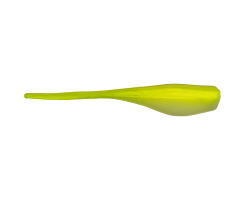 Strike King Mr. Crappie Lightning Shad, 2", Refrigerator White, Floating,15pk