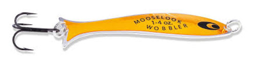 Mooselook Medium Wobbler Spoon 3-1/8" 1/4oz, Flame Jelly