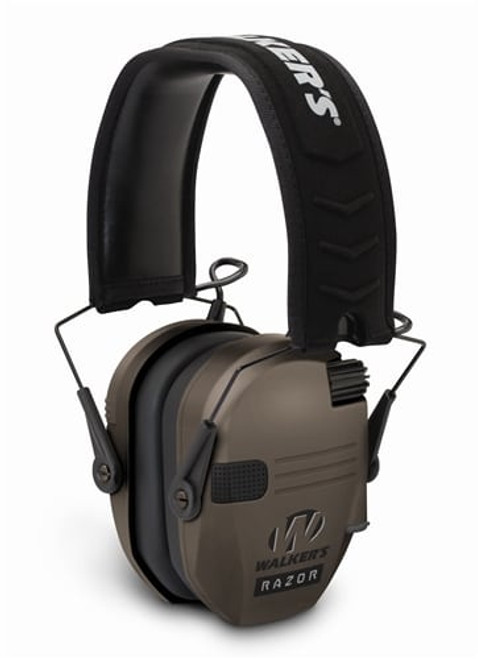 Razor Slim Electronic Muffs, Flat Dark Earth