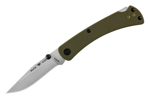 Buck 110 Slim Pro TRX Folding Knife, OD