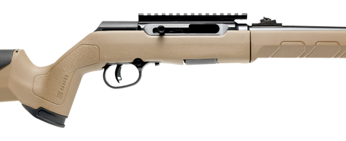 Savage A22 Takedown 22 LR Semi-Auto Rifle, 18" Barrel, FDE Synthetic Stock W/Storage, Pic Rail, 10+1 Rnd