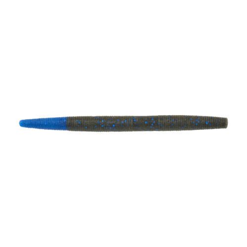 Berkley PowerBait MaxScent The General, Slow Fall Sof Stick Bait, wiggle action, 5" 8 count per Bag, Black Blue Fleck Blue