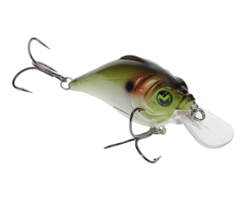 Mach Baits Bouncer Shallow Diving Crankbait, 3/8 Oz, Green Shad