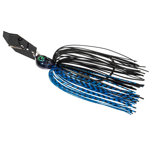 Z-Man ChatterBait Elite Evo, 3/8 oz, Black/Blue