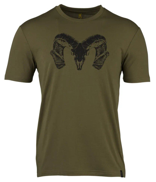 Browning Camp Ram T-Shirt, Green, Large