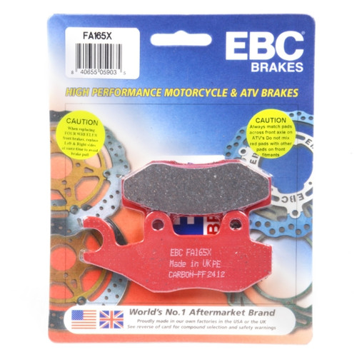 EBC  "X" Carbon Graphite Brake Pad Organic - Front Right, Front left, Rear Right, Rear left - 007456