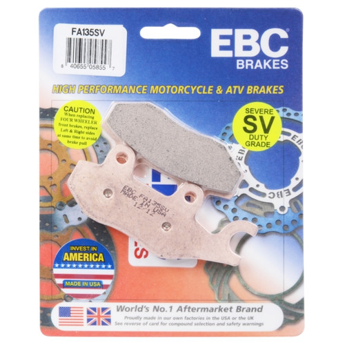 EBC  "SV" Severe Duty Brake Pad Sintered metal - Right, Front Right, Rear Right, Rear left, Rear Outer - 007303