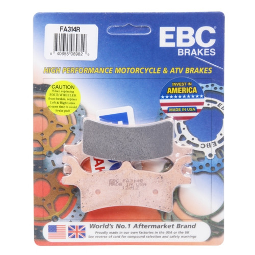 EBC  “R“ Long Life Sintered Brake Pad Sintered metal - Rear Right, Rear left - 008463