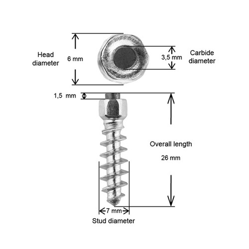 IGrip Tire Studs ST25 - 009262