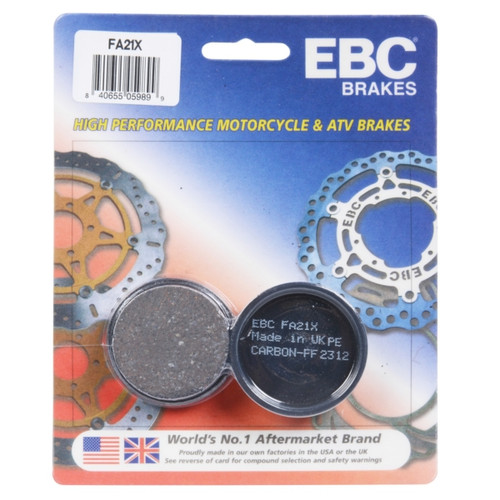 EBC  "X" Carbon Graphite Brake Pad Carbon graphite - Front/Rear - 007304