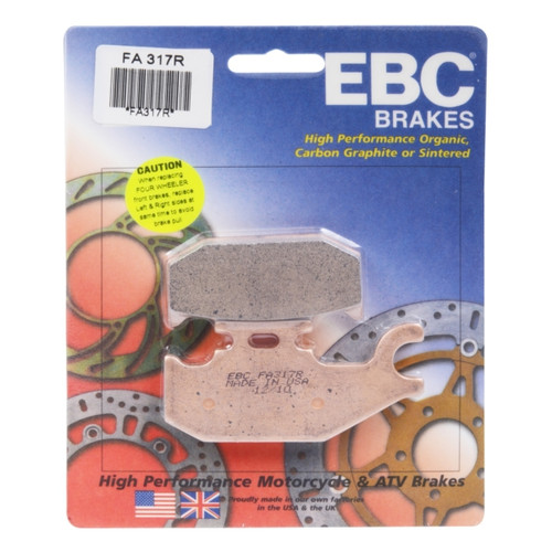 EBC  “R“ Long Life Sintered Brake Pad Sintered metal - Right, Front Right, Rear Right, Rear left, Rear Outer - 008465