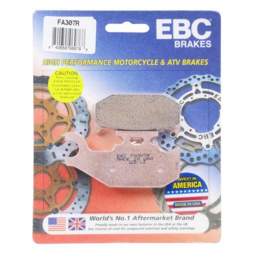 EBC  “R“ Long Life Sintered Brake Pad Semi Metallic - Front/Rear - 007203