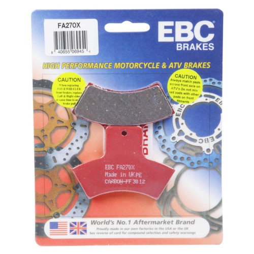 EBC  "X" Carbon Graphite Brake Pad Organic - 008630