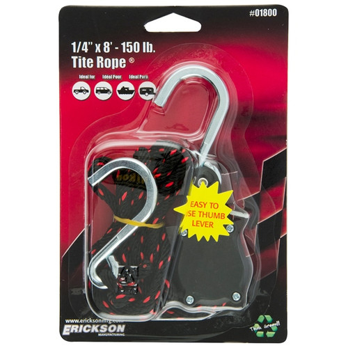 ERICKSON Ratchet fastening cable 8' - 150 lbs - 001916