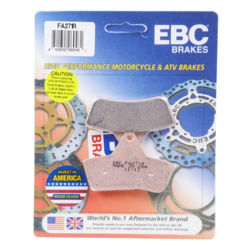 EBC  “R“ Long Life Sintered Brake Pad Sintered metal - Left, Right, Front Right, Front left, Rear left, Rear Outer - 007420