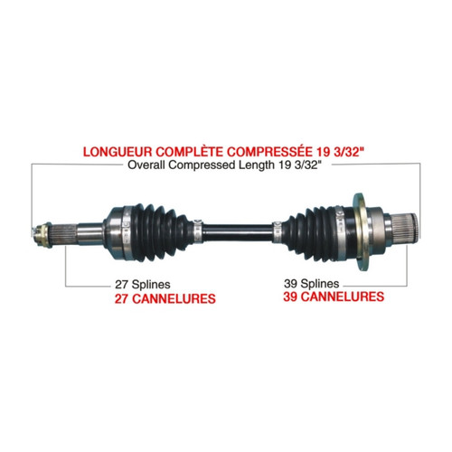 Kimpex HD Complete HD Axle YAMAHA - 416536