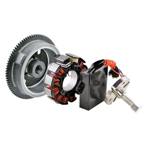 Kimpex HD Stator, Flywheel, Puller, AC/DC Ignition Conversion Kit 4.1" - 345070 - 345070