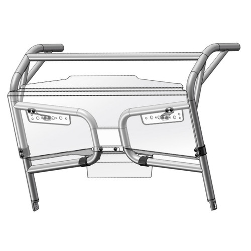 Direction 2 Rear Windshield Fits CFMoto - 174038