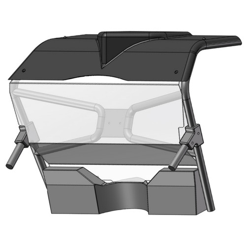 Direction 2 Rear Windshield Fits CFMoto - 174048