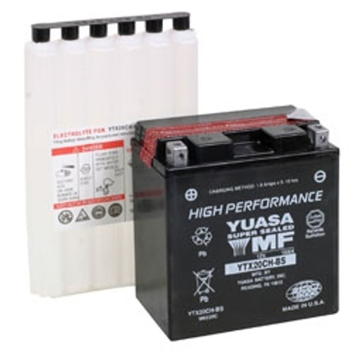 Yuasa Battery Maintenance Free AGM High Performance YTX20CH-BS - 010271