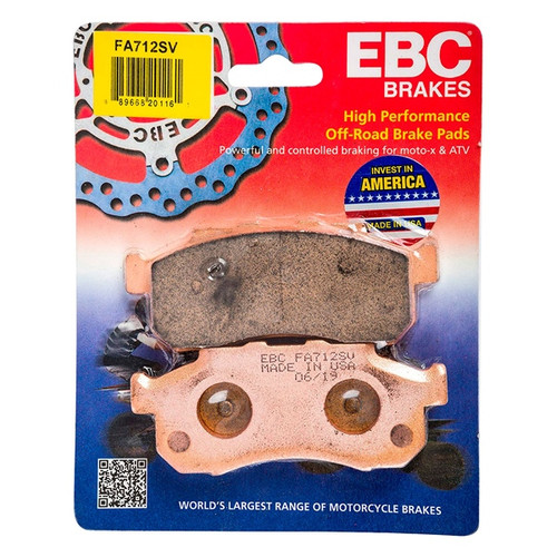 EBC  "SV" Severe Duty Brake Pad Sintered metal - Front Right, Front left, Rear Outer - 125503