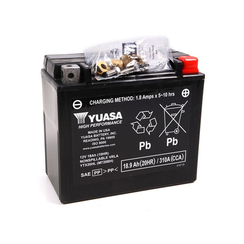 Yuasa Battery Maintenance Free AGM Factory Activated YTX20HL-F/A - 010287