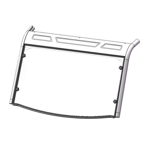 Direction 2 Full Windshield - Scratch resistant Fits Polaris - 175728